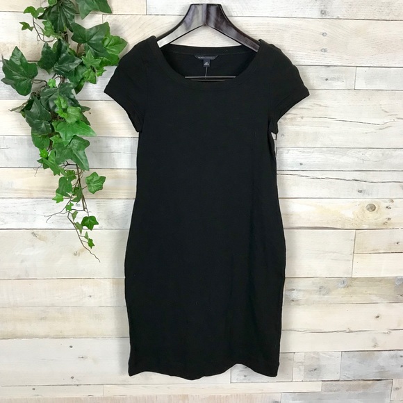 Banana Republic Dresses & Skirts - Banana Republic Black Cotton Shirt Dress XS NEW